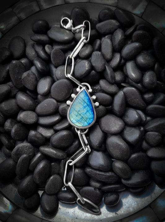 Labradorite Link Bracelet