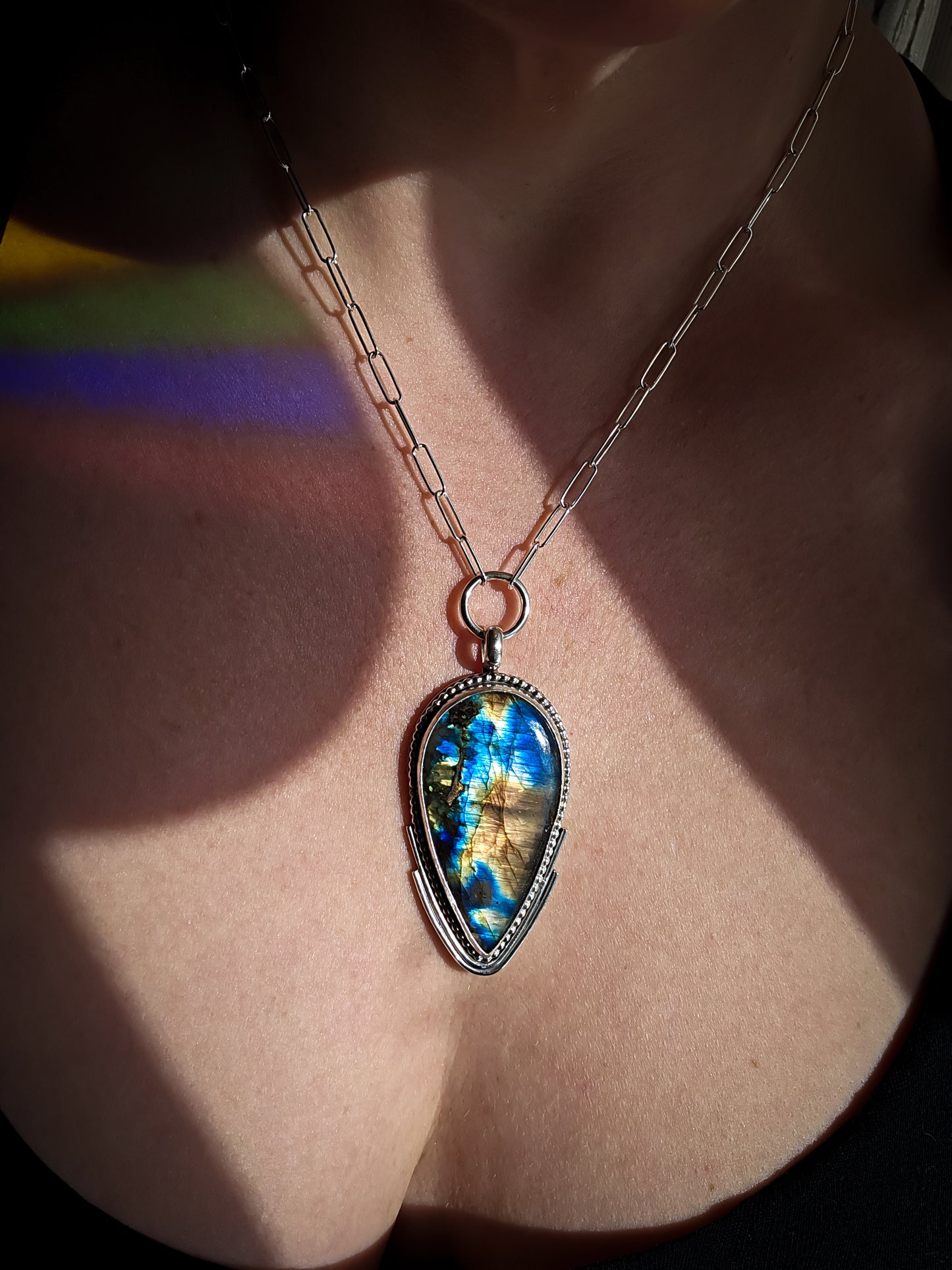Labradorite Dreams Statement Necklace