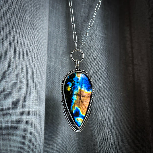 Labradorite Dreams Statement Necklace