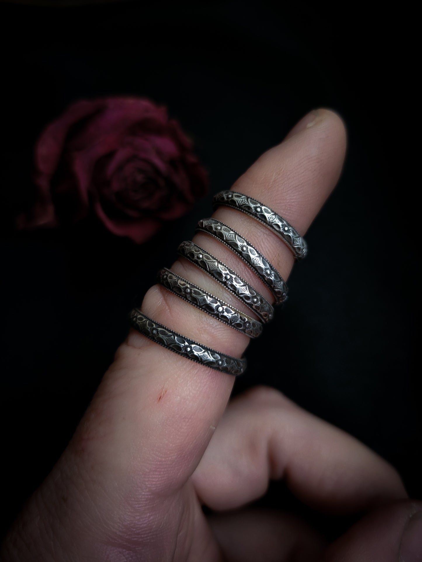 Gothic Floral Stackers