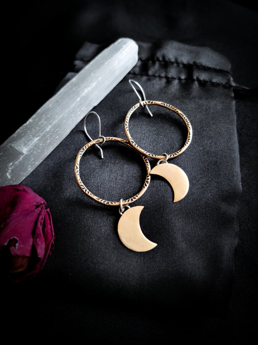 Luna Dangle Hoops