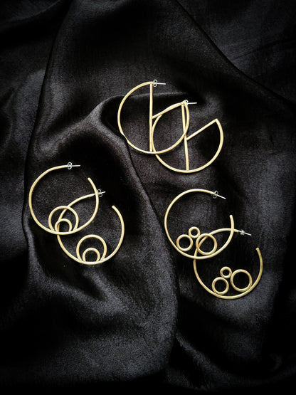 Phunky Staple Hoops