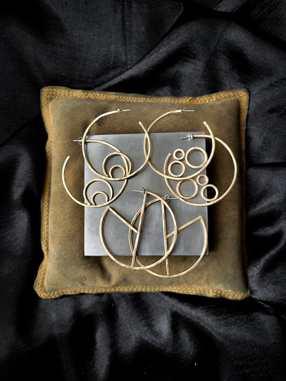 Phunky Staple Hoops