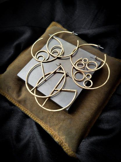 Phunky Staple Hoops